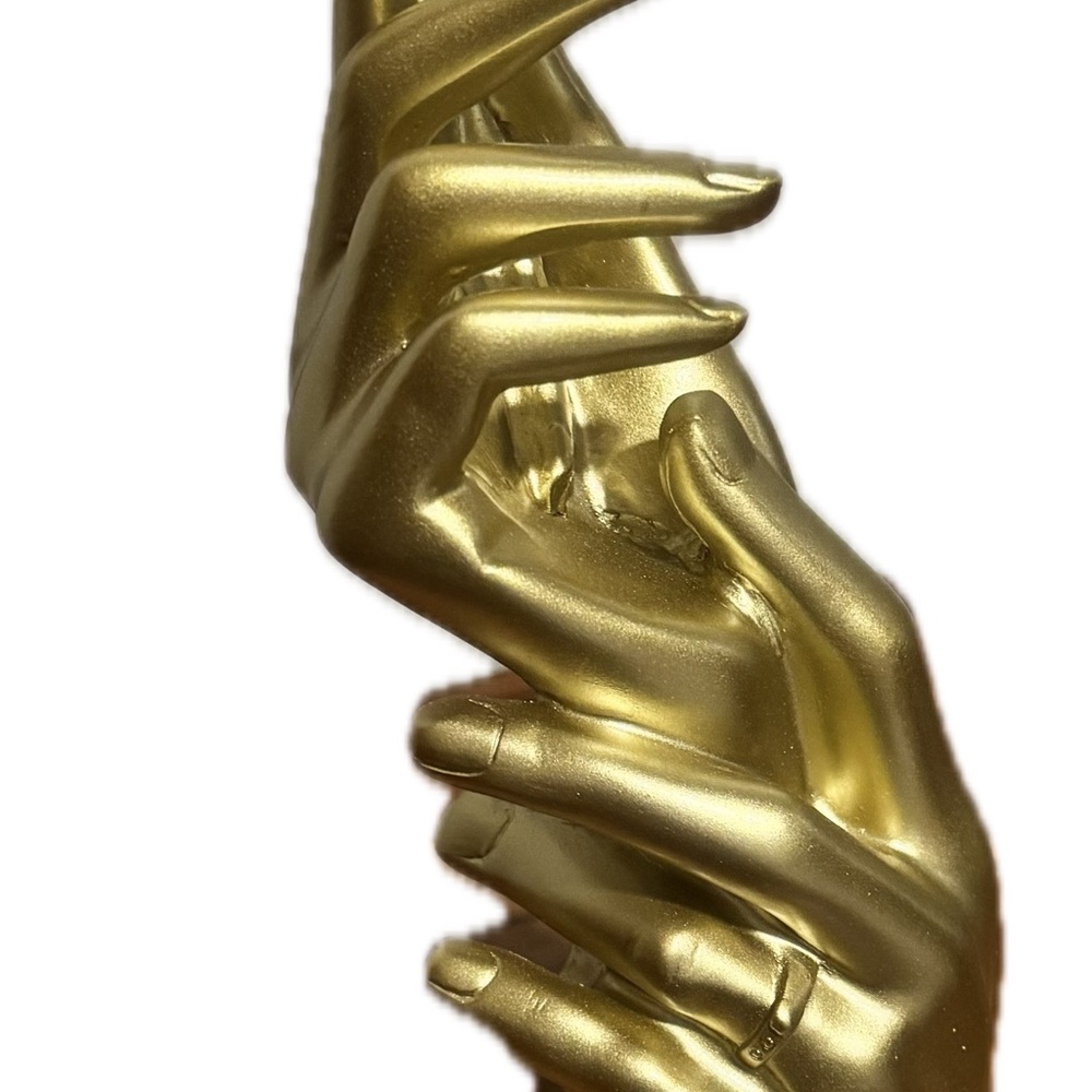 Gold Hand Sculpture